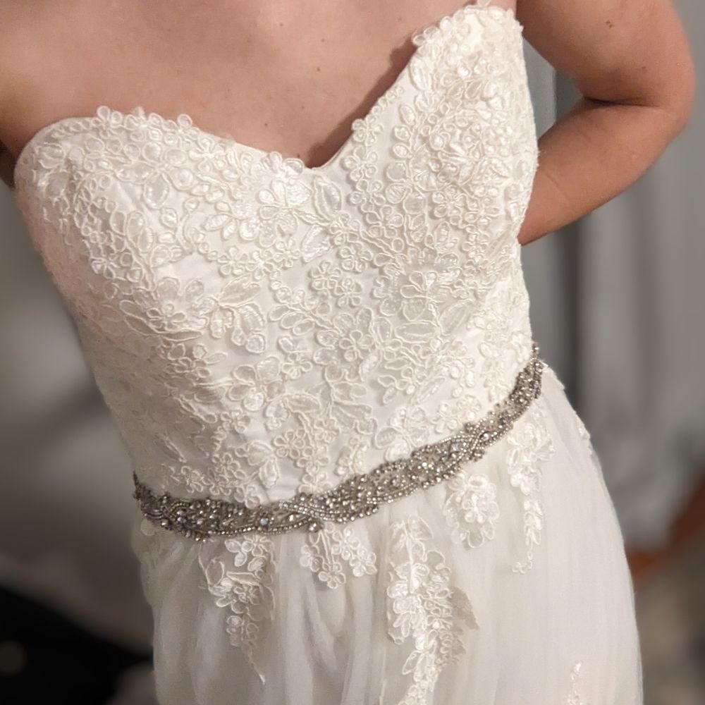 DaVinci Lace Sweetheart Wedding Dress